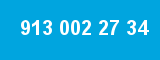 913 002 27 34 913 002 27 34